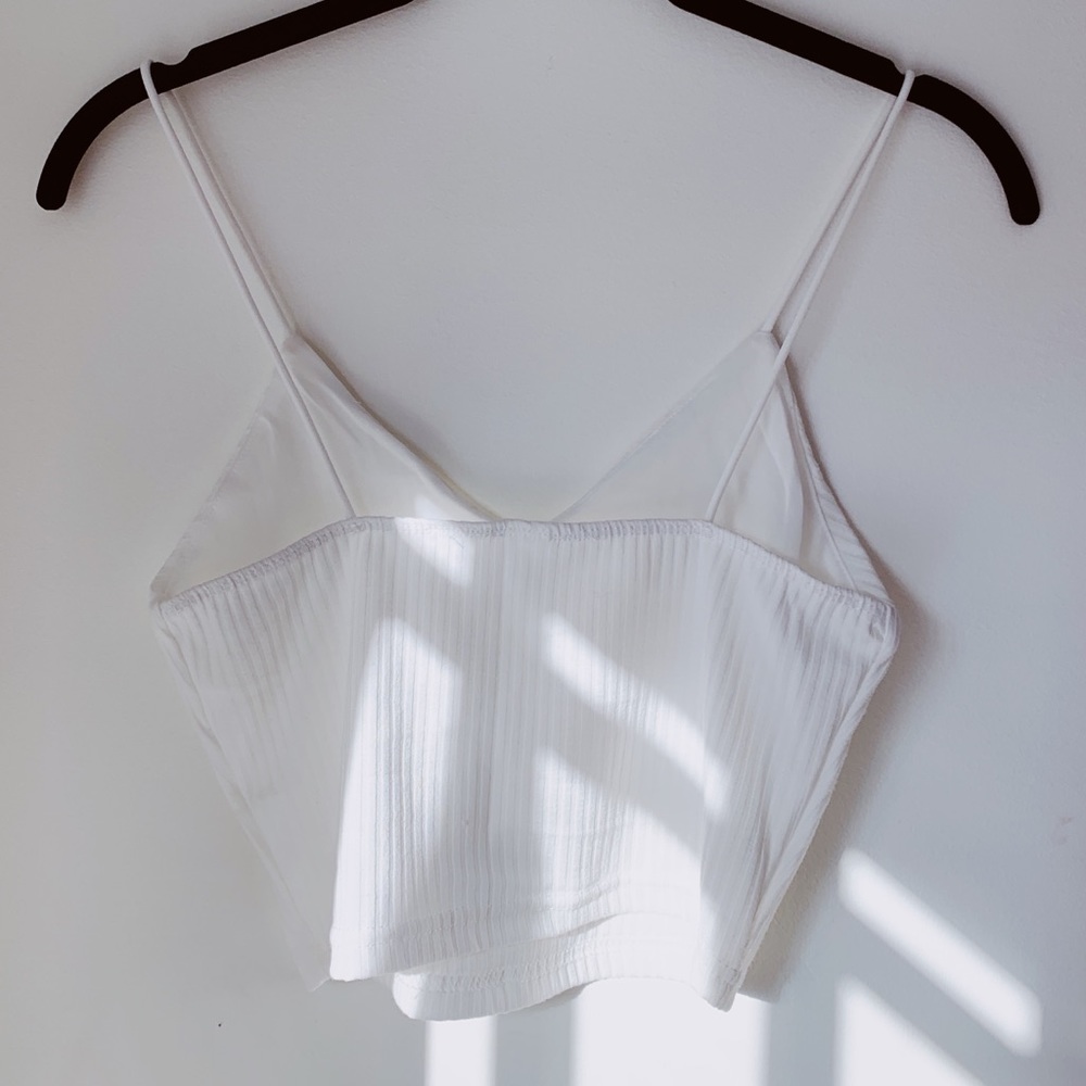 Basic white tank top